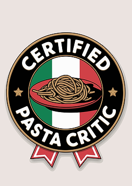 Certified Pasta Critic Badge