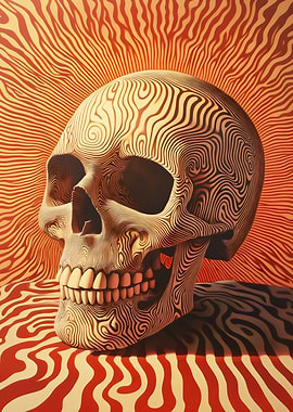 Psychodelic Skull