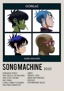 Gorillaz Song Machine Album Cover
