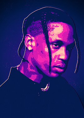 Travis Scott Portrait