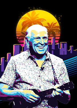 jimmy buffet retro style