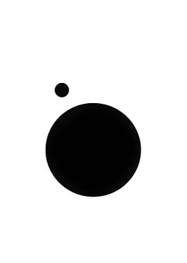 Black Circle and Dot