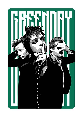 Green Day Band Illustration