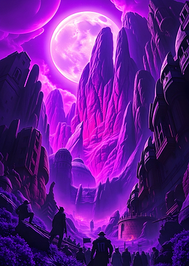 Purple Mountain Fantasy