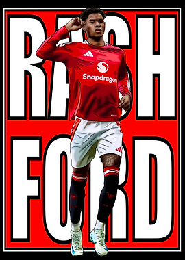 Marcus Rashford Football Art