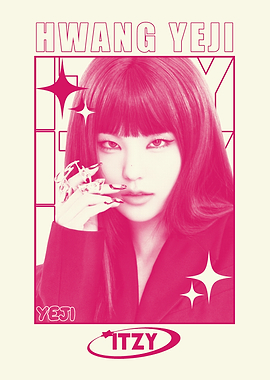 Yeji ITZY K-Pop Poster