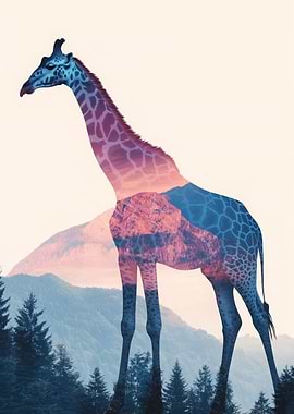 Giraffe Mountain Sunset