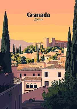Granada, Spain Cityscape