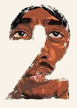 2Pac Portrait