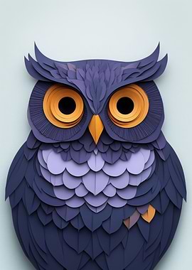 Paper Owl Art