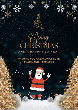 Merry Christmas Greeting Card