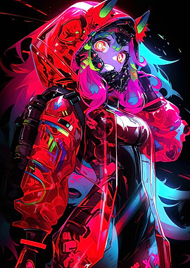Cyberpunk Anime Girl