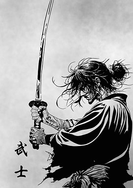 Samurai Warrior Art Print