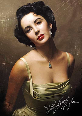 Elizabeth Taylor Portrait