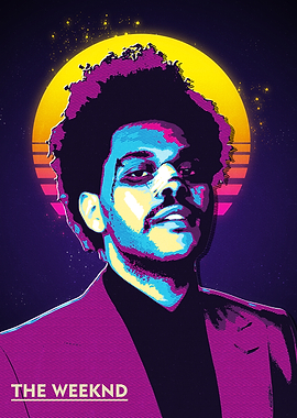 The Weeknd Retro Art