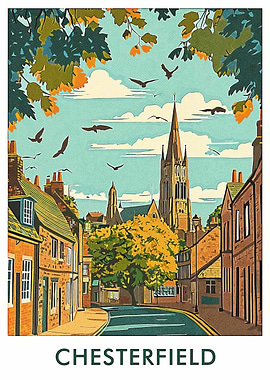 Chesterfield Town Scene