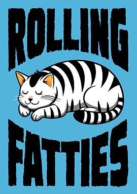 Sleeping Cat Illustration