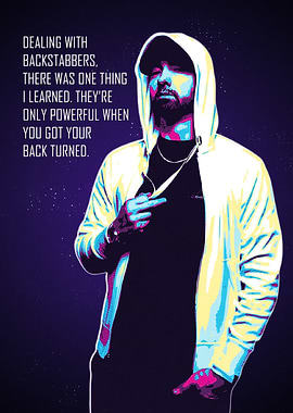 Eminem Quote Poster
