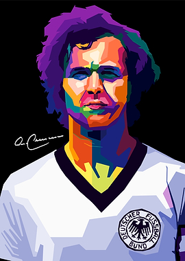 Franz Beckenbauer Pop Art