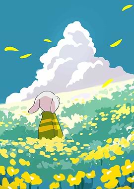 Undertale Asriel in Field