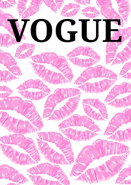 Vogue Lips Print