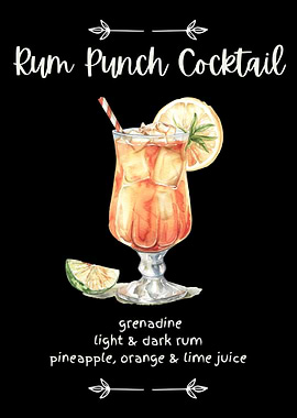 Rum Punch Cocktail