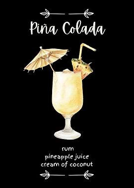 Pina Colada Cocktail