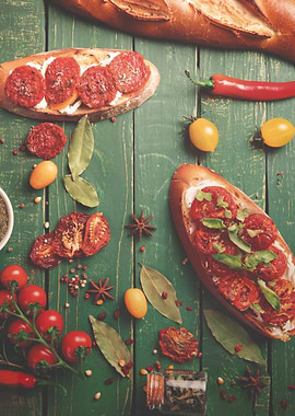 Sun-Dried Tomato Bruschetta