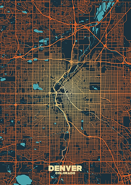 Denver City Map