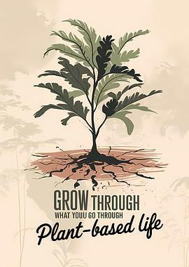 Plant-Based Life Grow Through What You Go Through