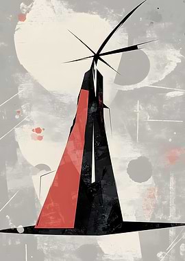 Abstract Geometric Person