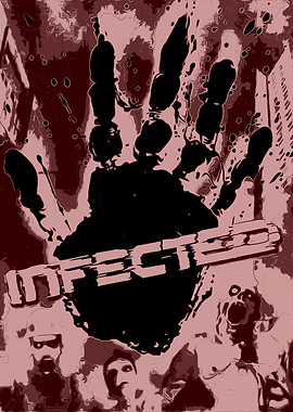 Infected Hand Print