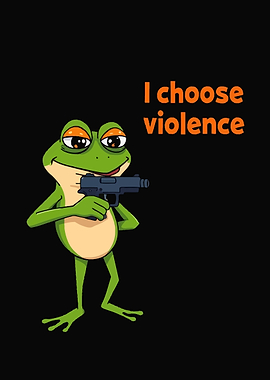 Frog with Gun