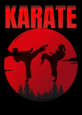 Karate Silhouette