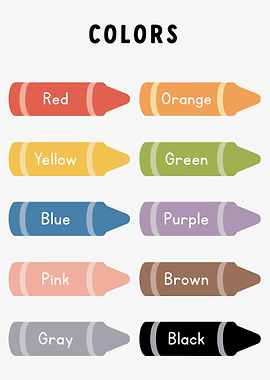 Crayon Color Chart