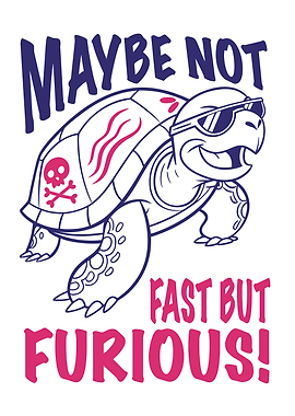 Fast Turtle Illustration