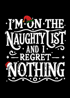 Naughty List Christmas Design