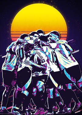 Real Madrid Soccer Team Celebration