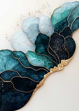 Kintsugi and Jade Petals