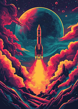 Rocket Launch into Space