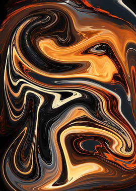 Abstract Swirling Colors