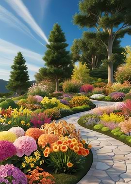 Flower Garden Path