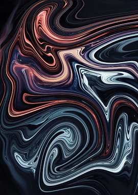Abstract Liquid Swirls