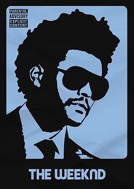 The Weeknd Minimalist Poster
