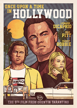 Once Upon a Time in Hollywood Poster