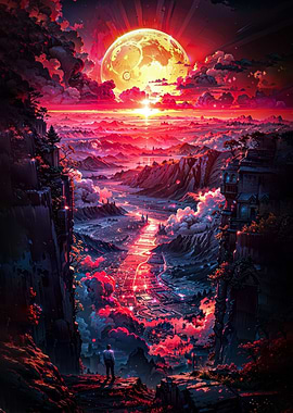Apocalyptic Sunset - Dreamscape Valley