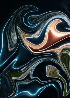 Abstract Liquid Art