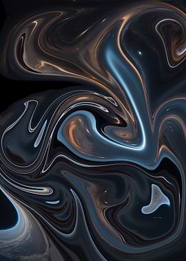 Abstract Liquid Swirls