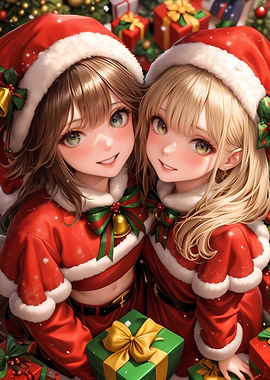 Christmas Anime Girls