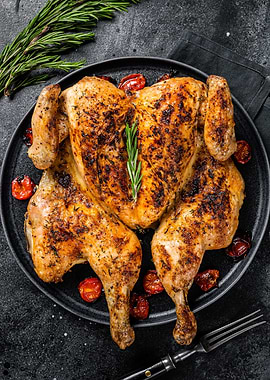 Roasted Chicken with Rosemary